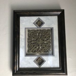 Set of two Medallion wall art